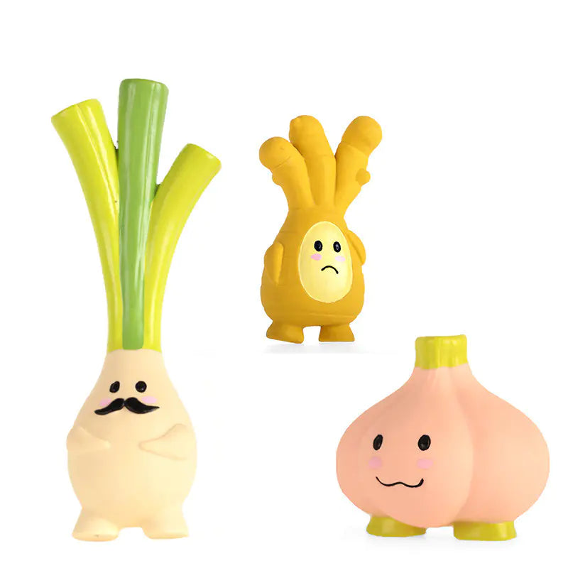 Ginger Garlic Dog Latex Sound Toy