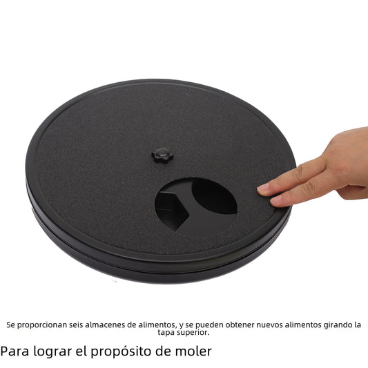 Pet Slow Feed Toy with Rotating Nail File Board