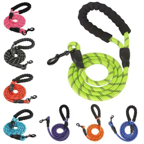 Reflective Nylon Braided Dog Walking Traction Rope